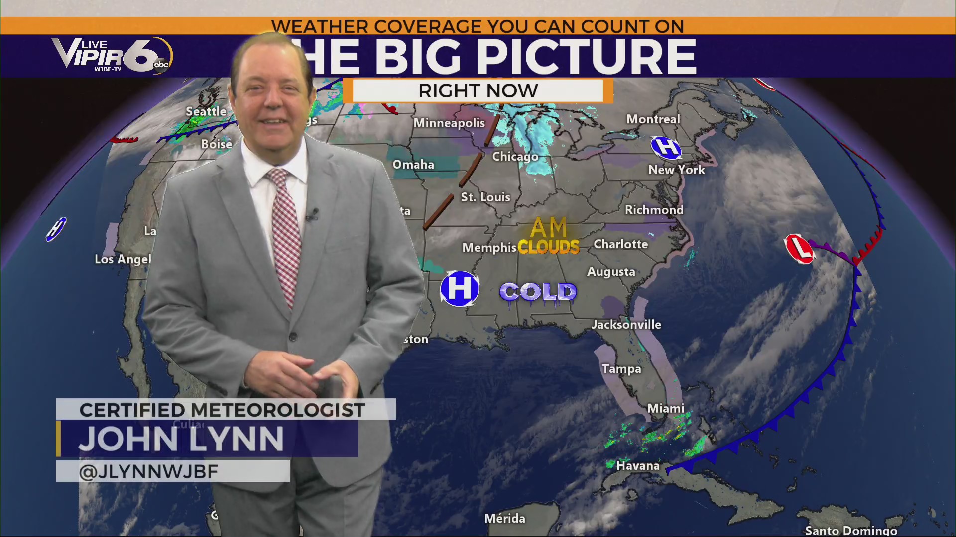 Live VIPIR 6 Forecast Tuesday, December 9, 2025 – WJBF
