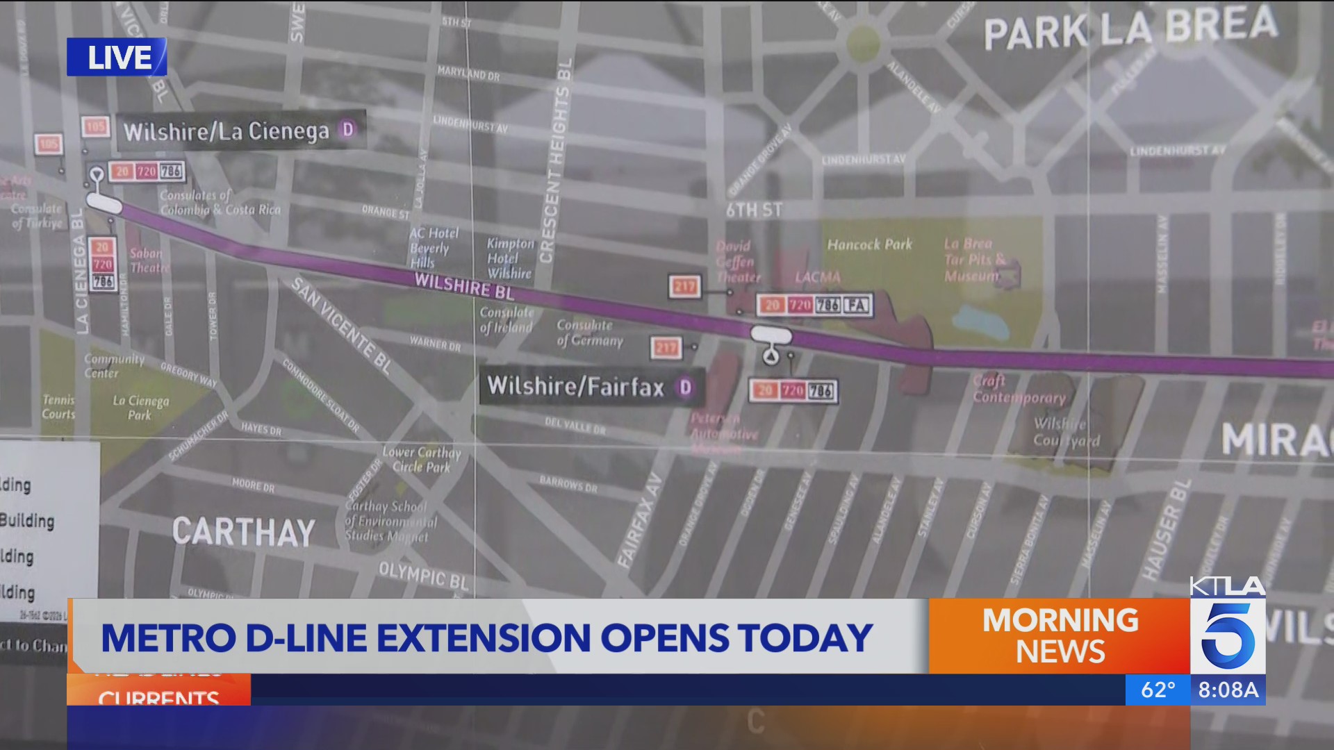 Metro opens long-awaited D Line extension to riders – KTLA