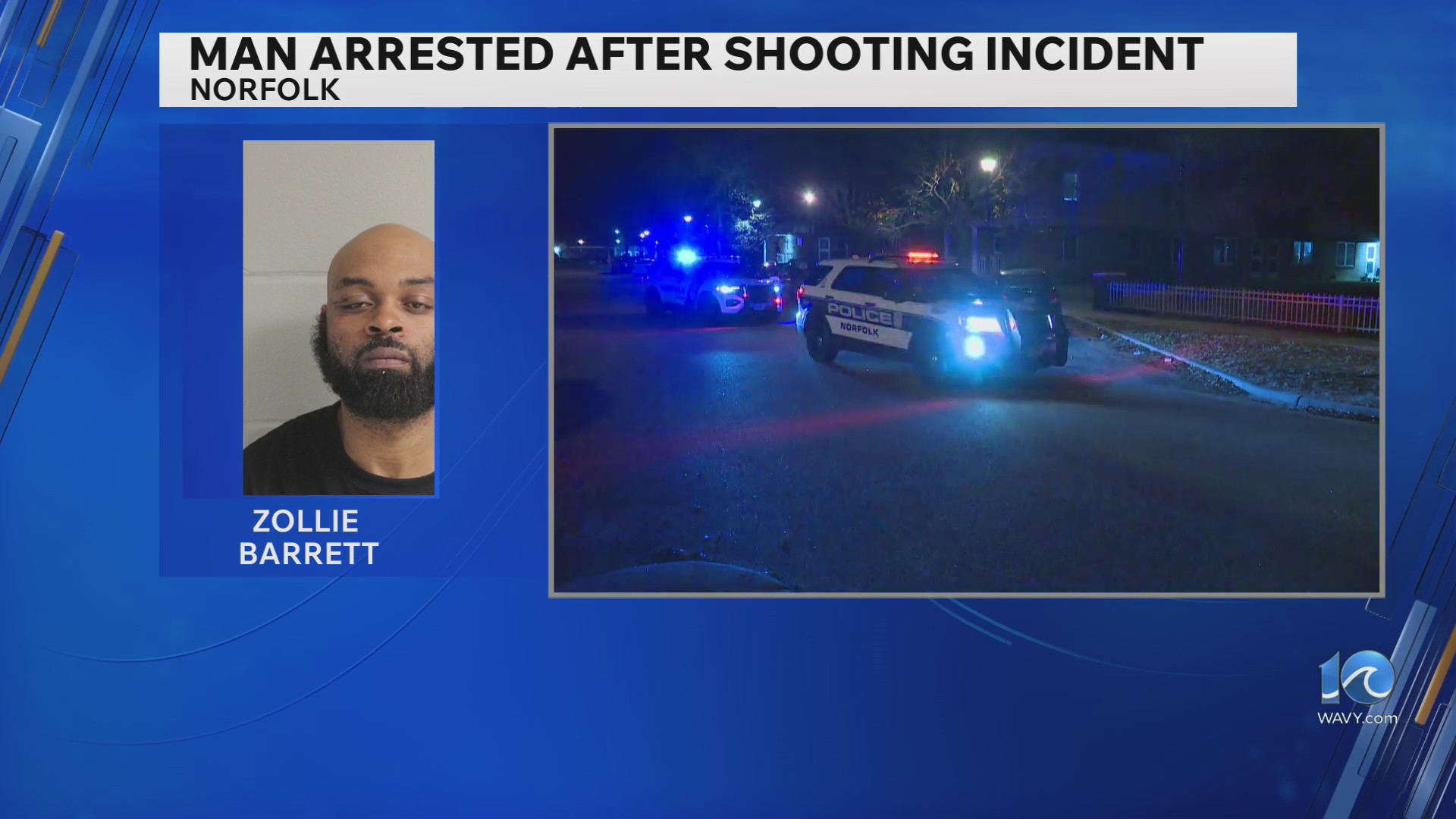 Man charged after woman grazed by bullet in Norfolk home – WAVY.com