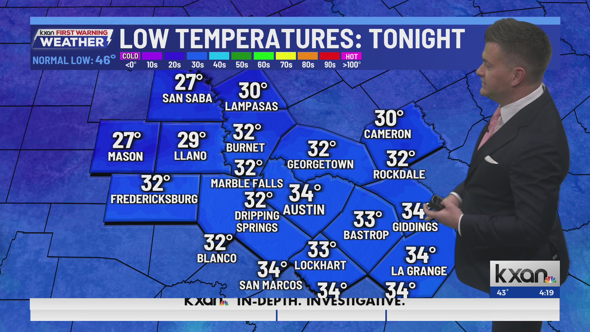 Freeze expected for much of Central Texas tonight | KXAN Forecast (Dec ...