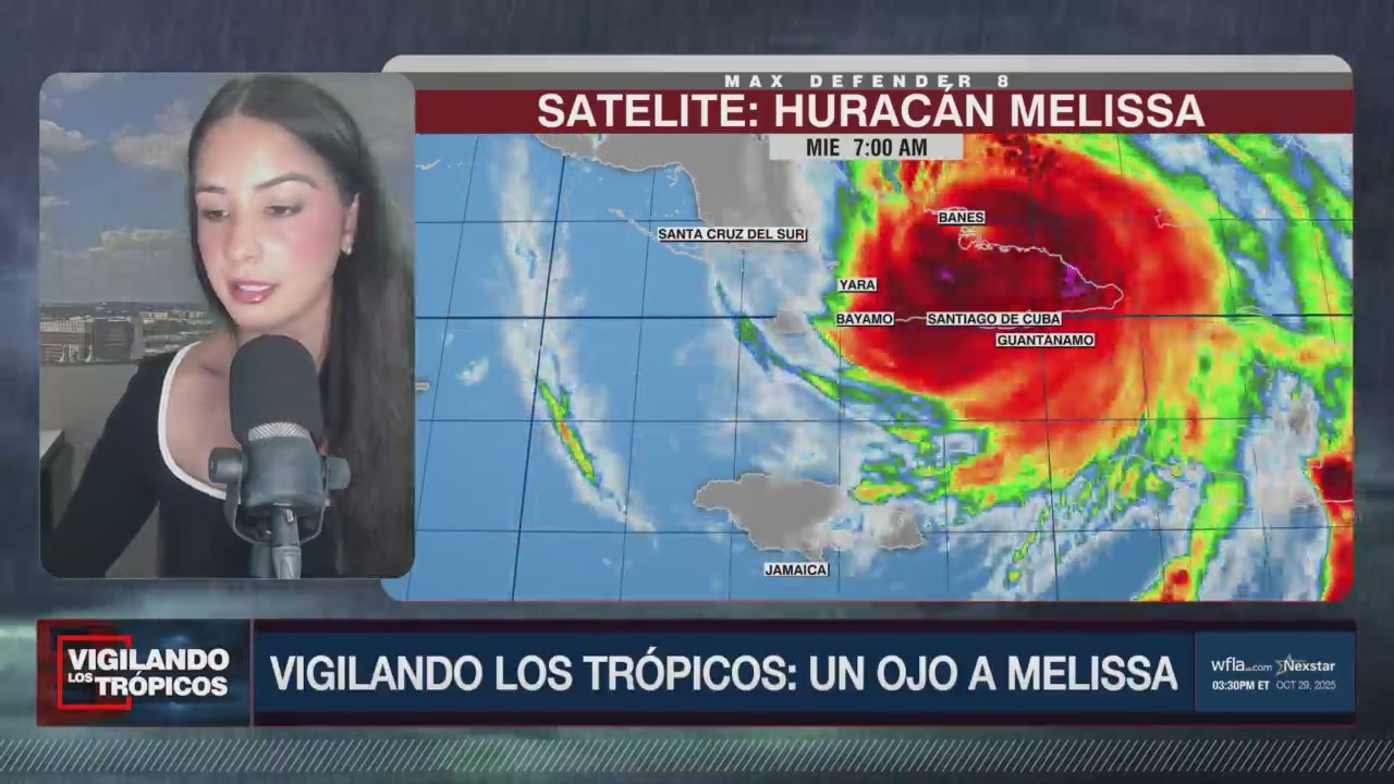 Vigilando Los Trópicos:  Un ojo al huracán Melissa