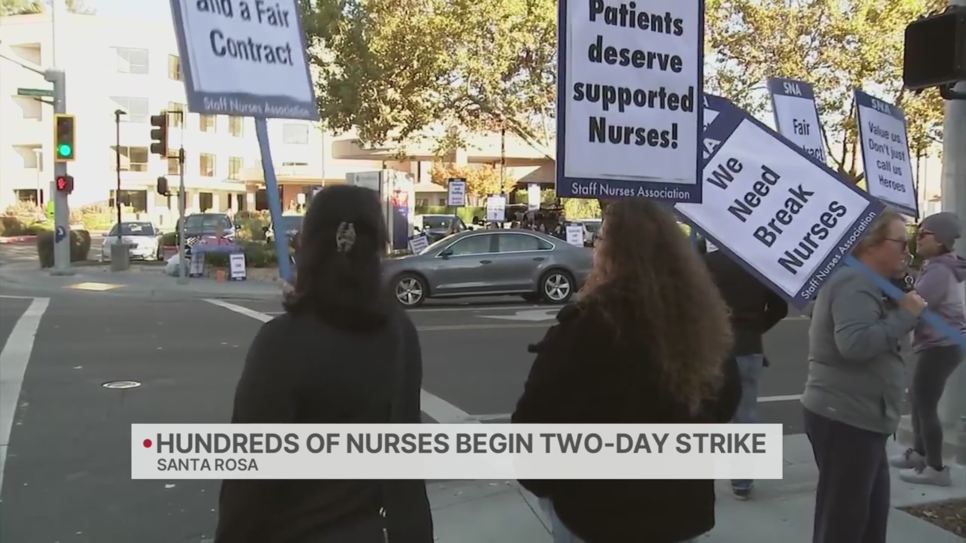 Hundreds of nurses begin 2-day strike in North Bay – KRON4