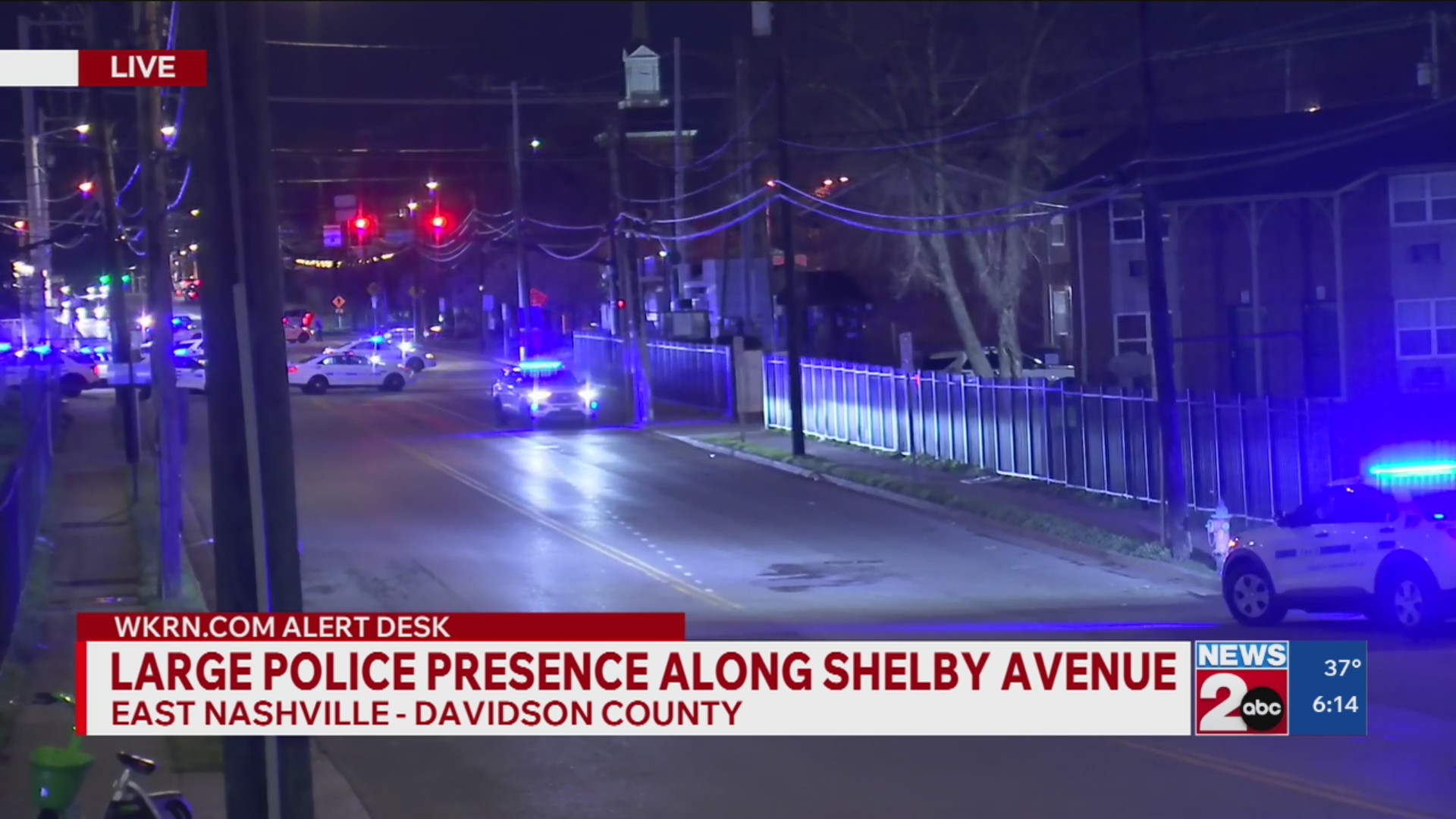 Large police presence in East Nashville – WKRN News 2