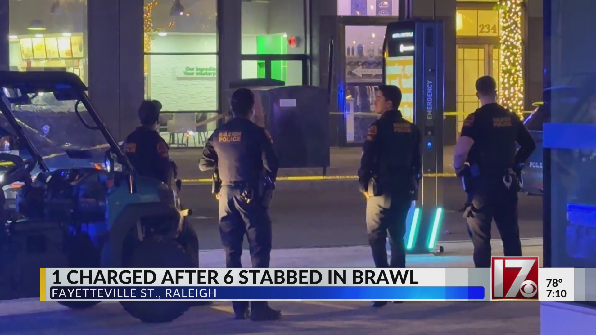 Reaction after 6 stabbed in downtown Raleigh brawl – CBS17.com