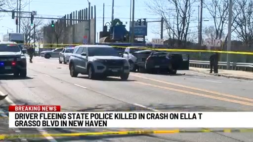 Driver accused of fleeing state police dies in New Haven crash – WTNH.com