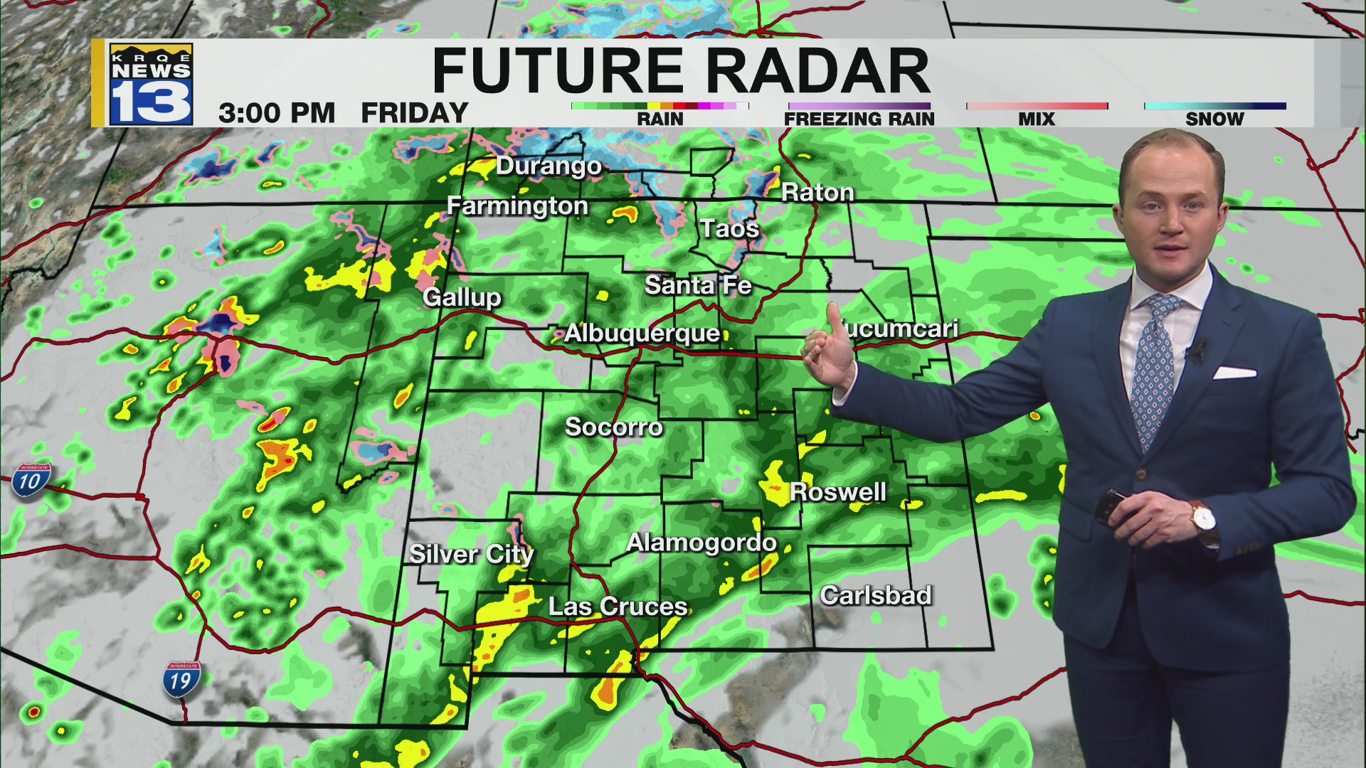 Storm system will bring rain and mountain snow across New Mexico Friday ...