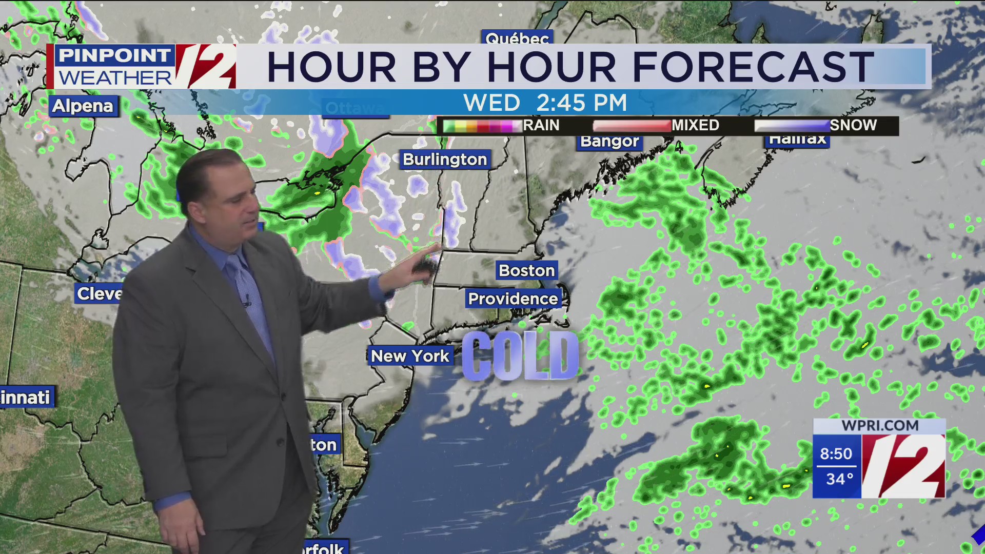 WPRI 12 Weather Forecast for 11/11/25: Cold and Windy Veterans Day ...