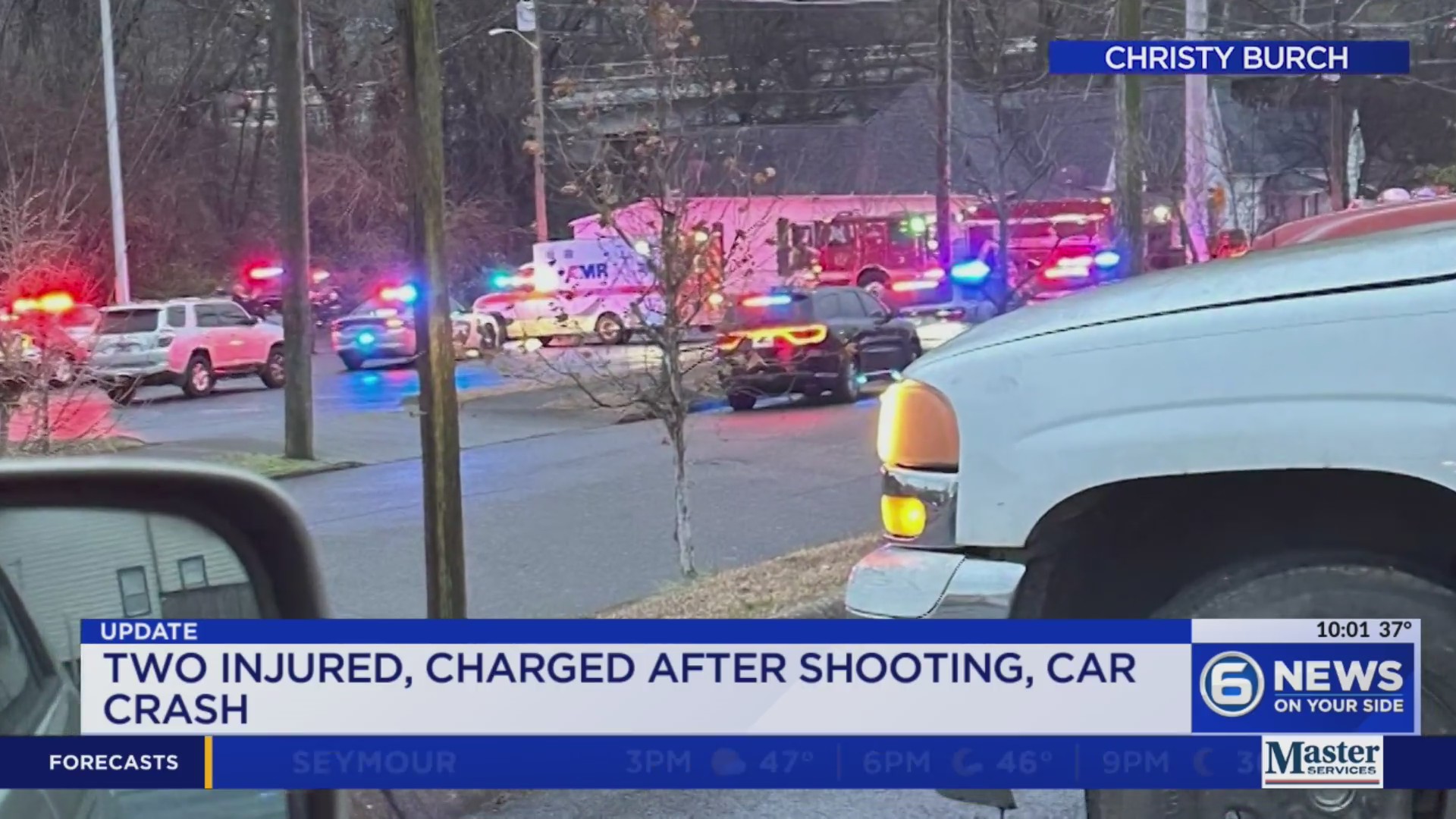Two charged after shooting, car crash in North Knoxville – WATE 6 On ...