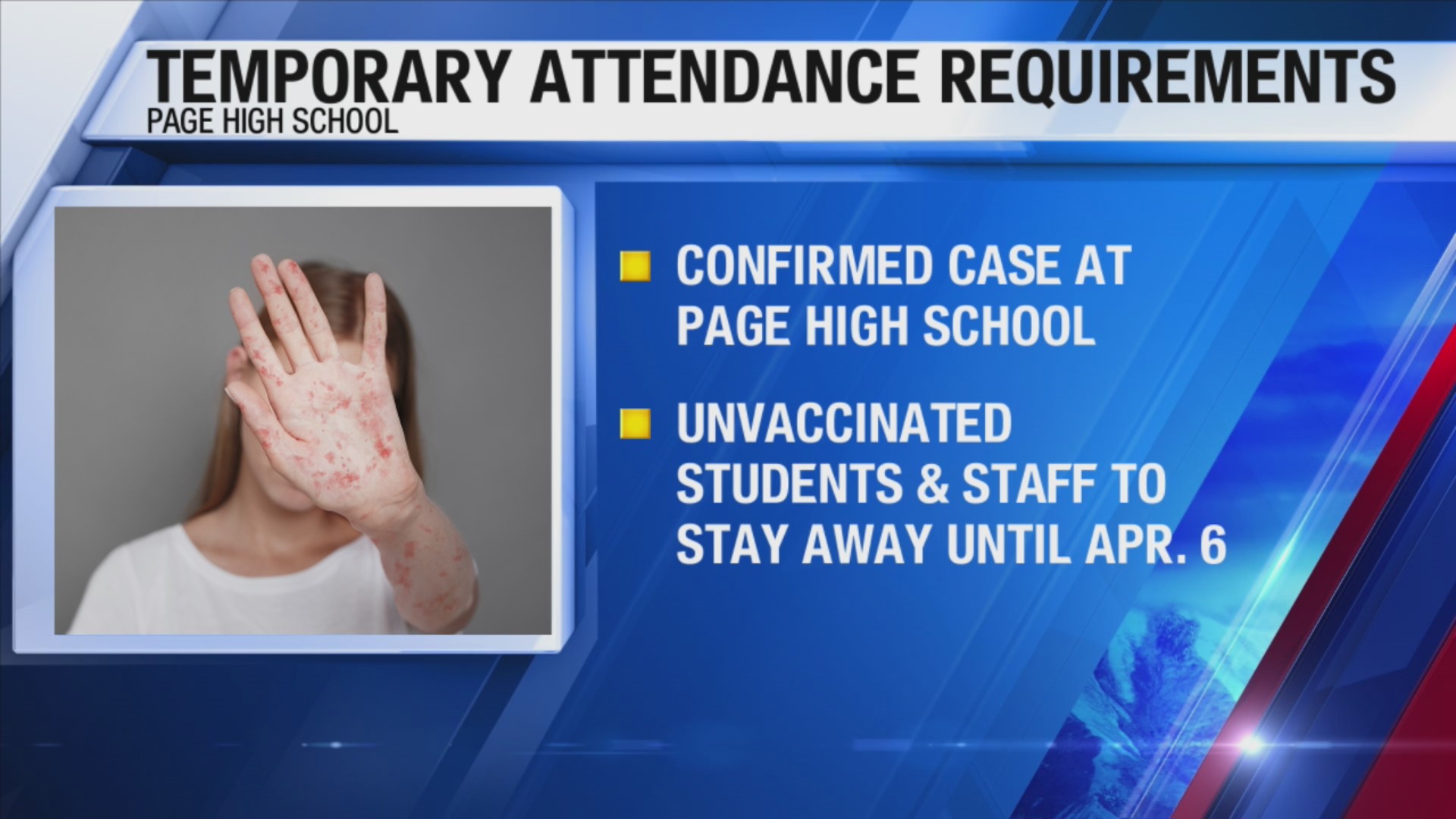 Following measles exposure, Page School District requires proof of ...
