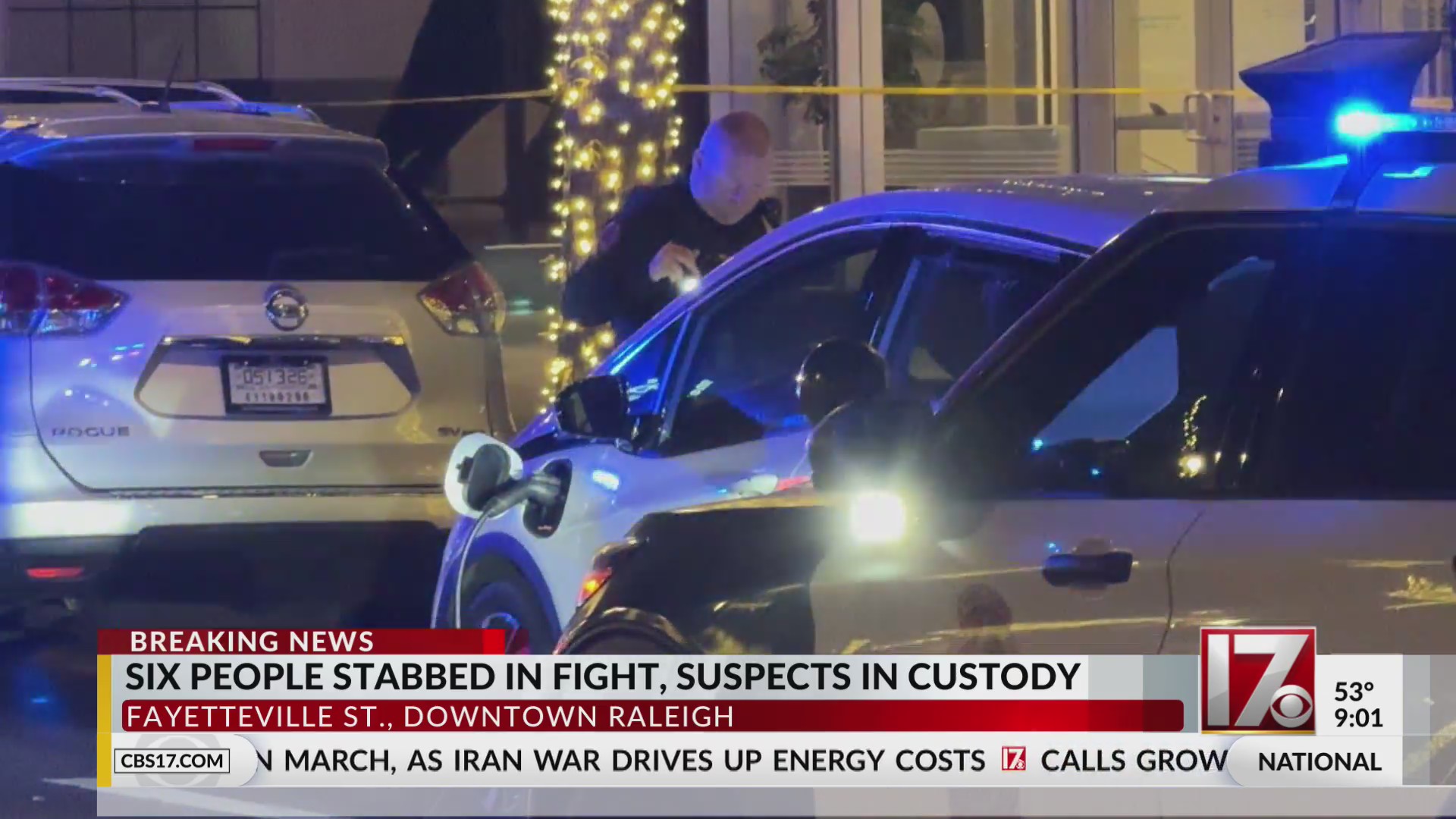 6 hurt in stabbing among downtown Raleigh knife fight: Police – CBS17.com
