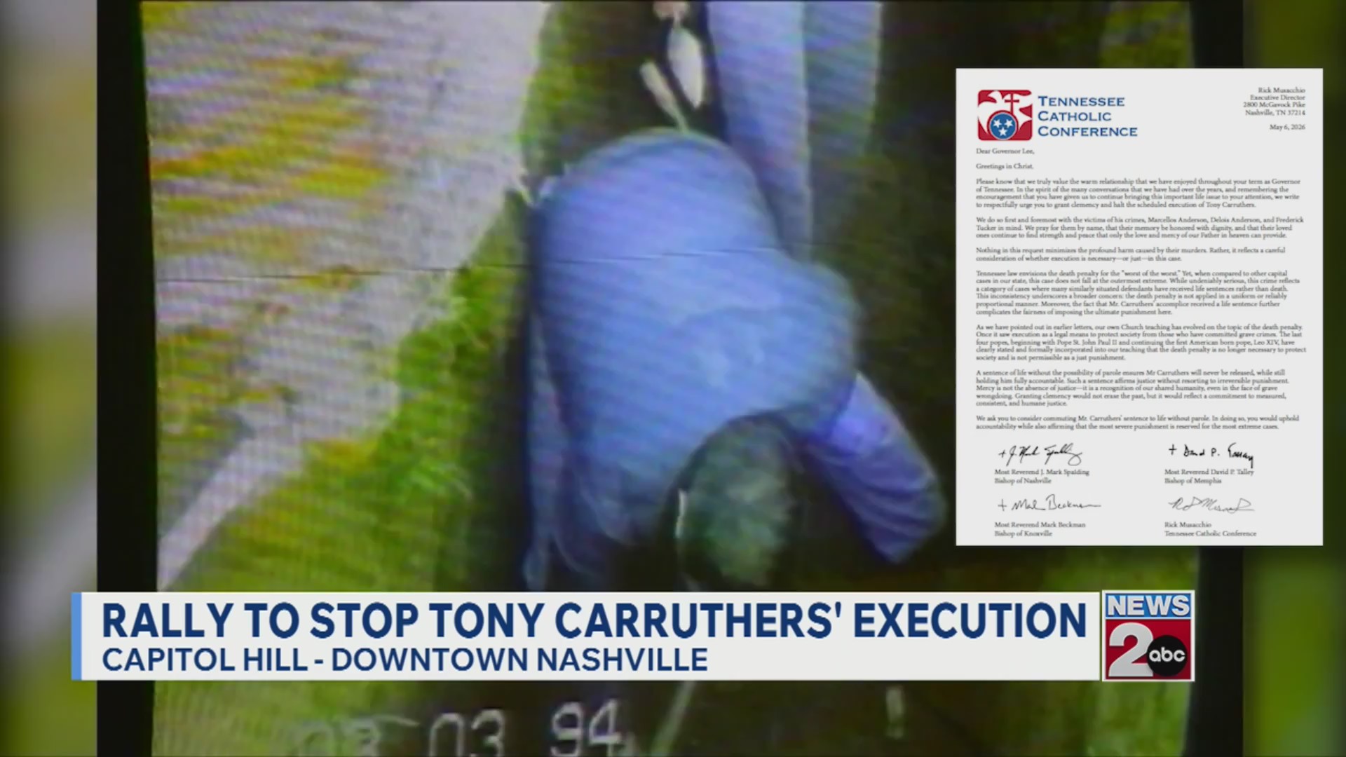 Rally to stop Tony Carruthers’ execution – WKRN News 2