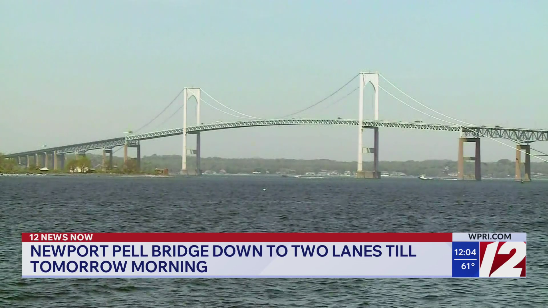 Lin Bridge Heavily restricted travel begins on Newport Pell Bridge – WPRI.com