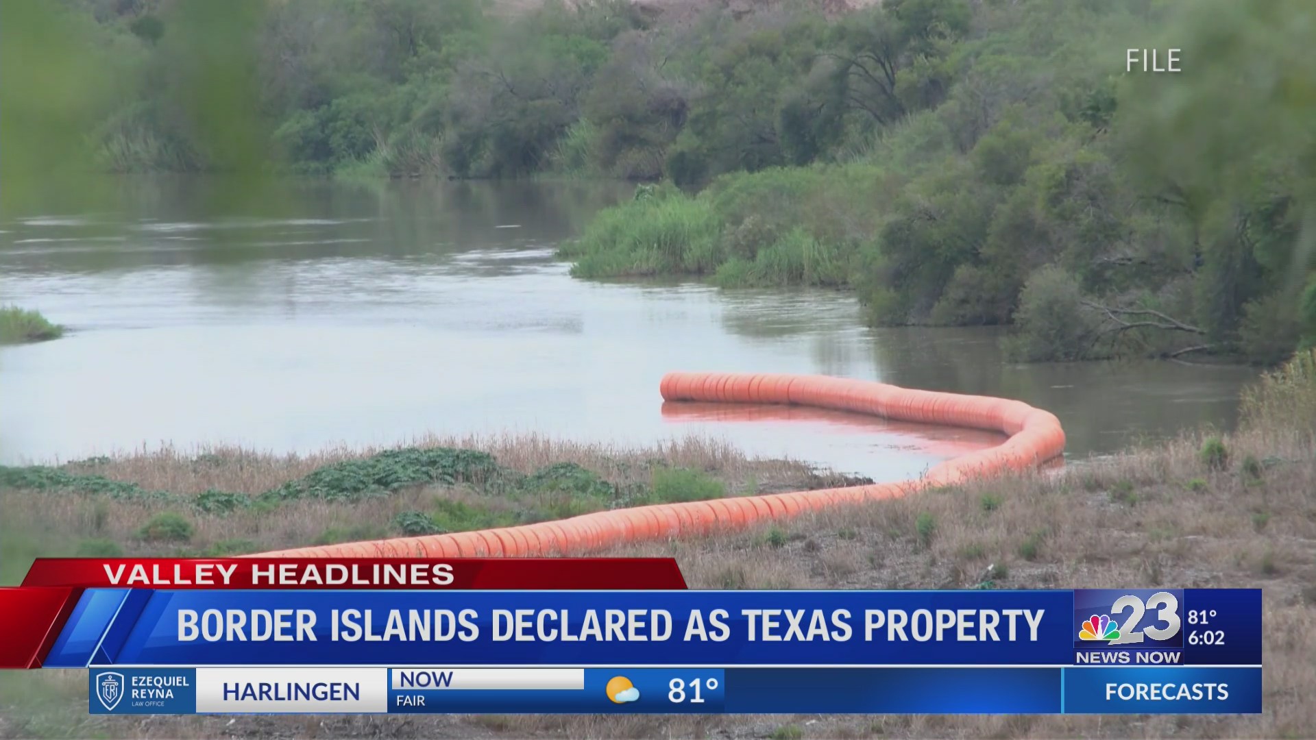 Border islands declared as Texas property