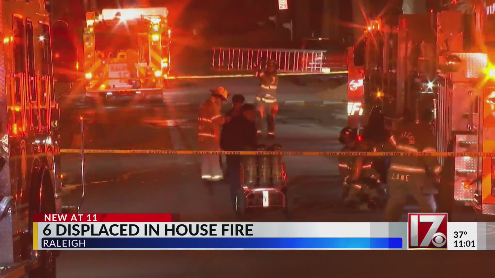6 displaced in Raleigh house fire – CBS17.com