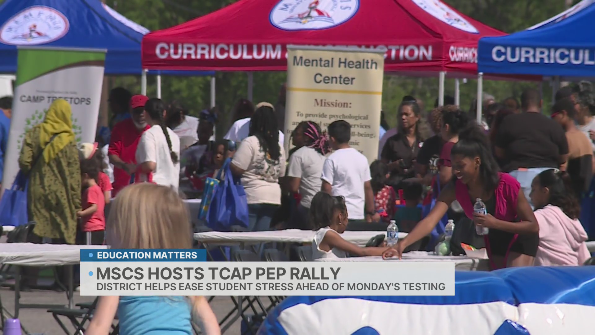 Memphis students gear up for TCAP testing with pep rally – WREG.com