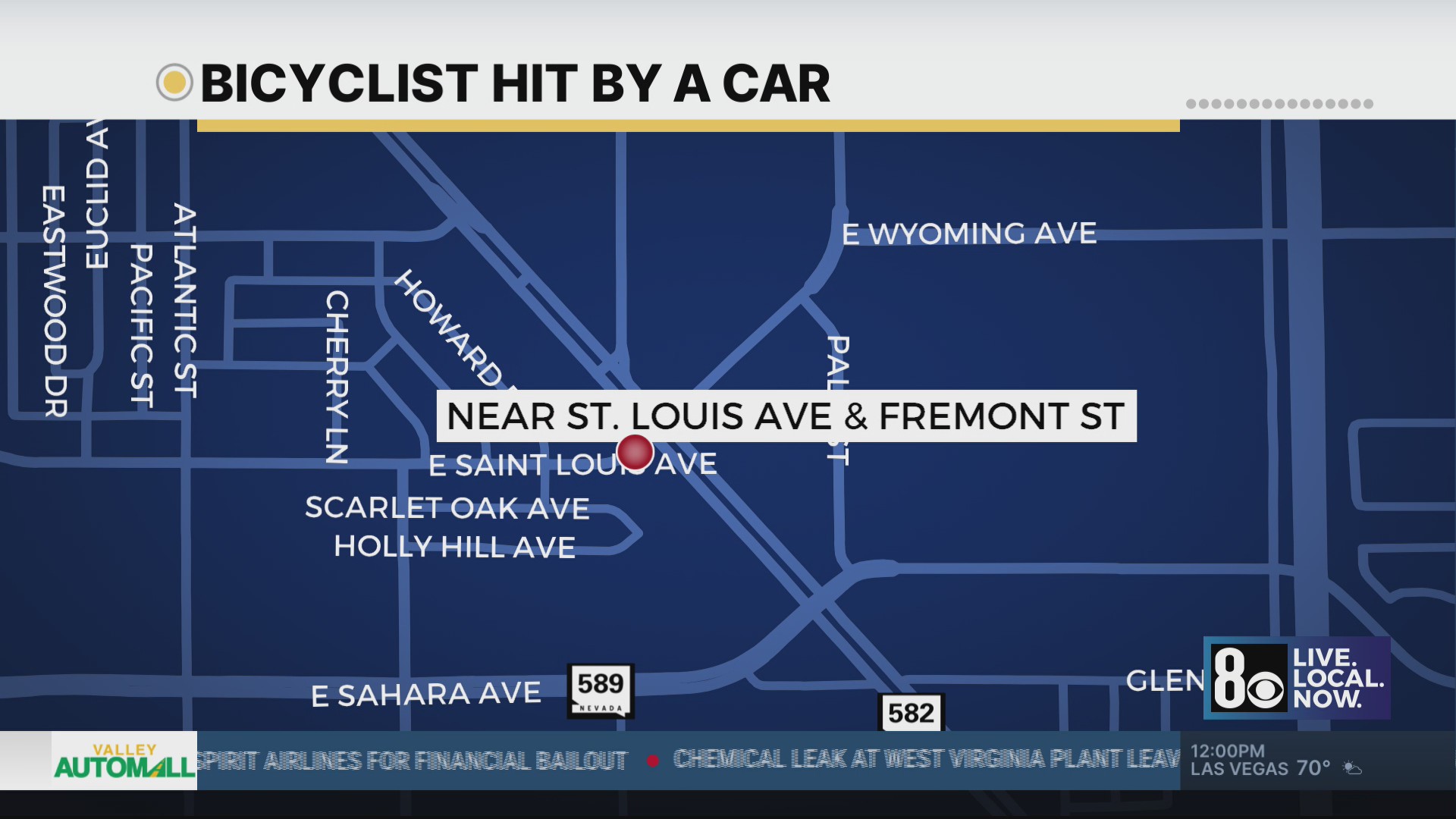 Bicyclist hospitalized in hit-and-run crash in central Las Vegas valley ...