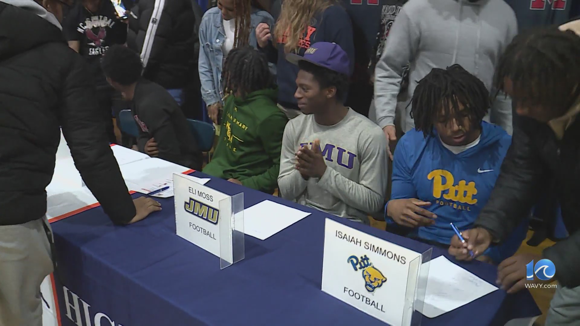 Signing Class Maury student athletes sign on national signing day, James Franklin ...