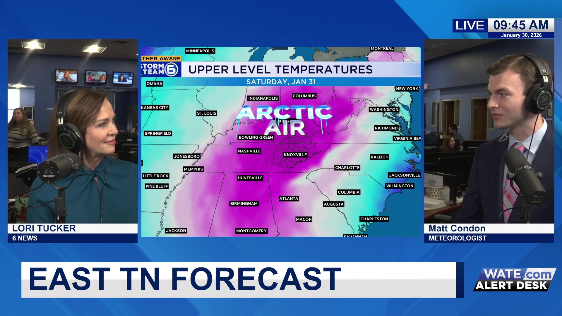 Matt Condon shares 9:30 a.m. update ahead of winter weather – WATE 6 On ...