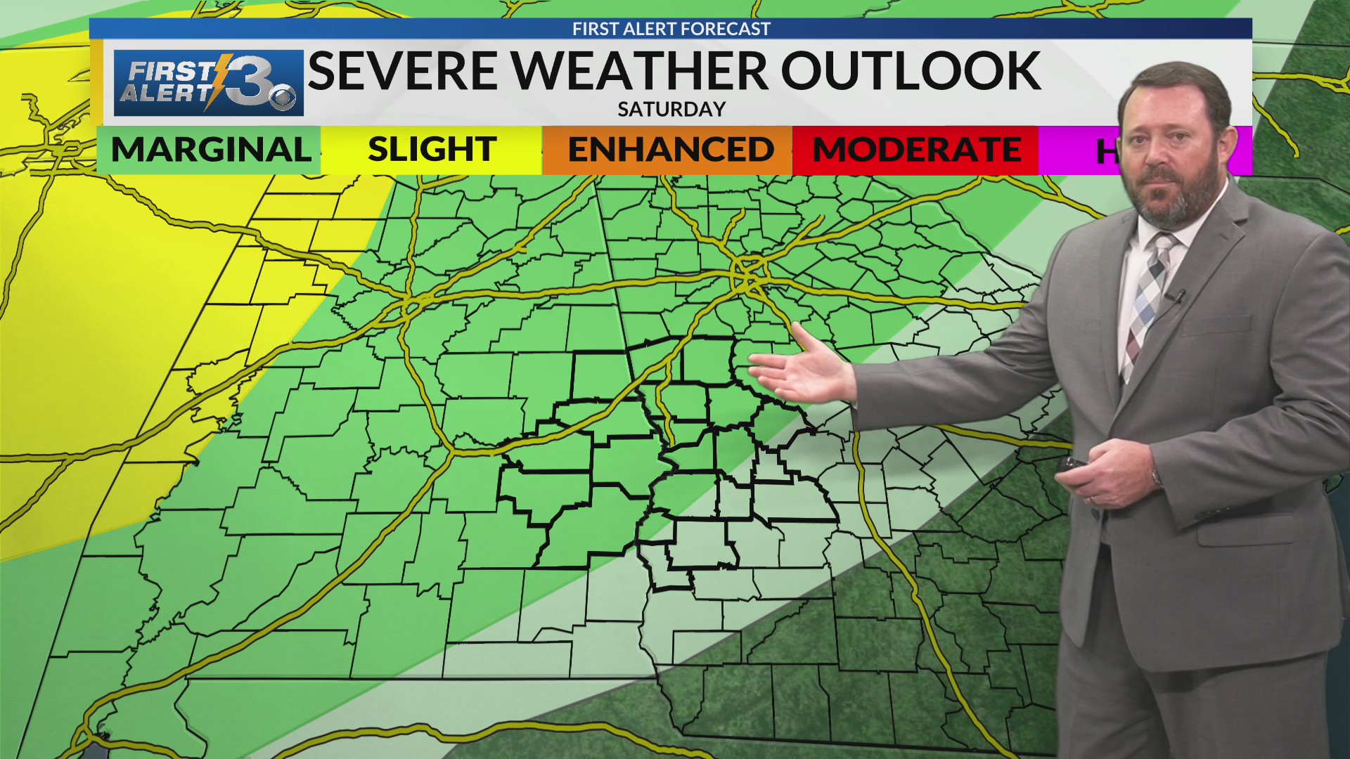 Brian Thomas Weather Update 3/7/2026-Warm Saturday, Storm Chances ...