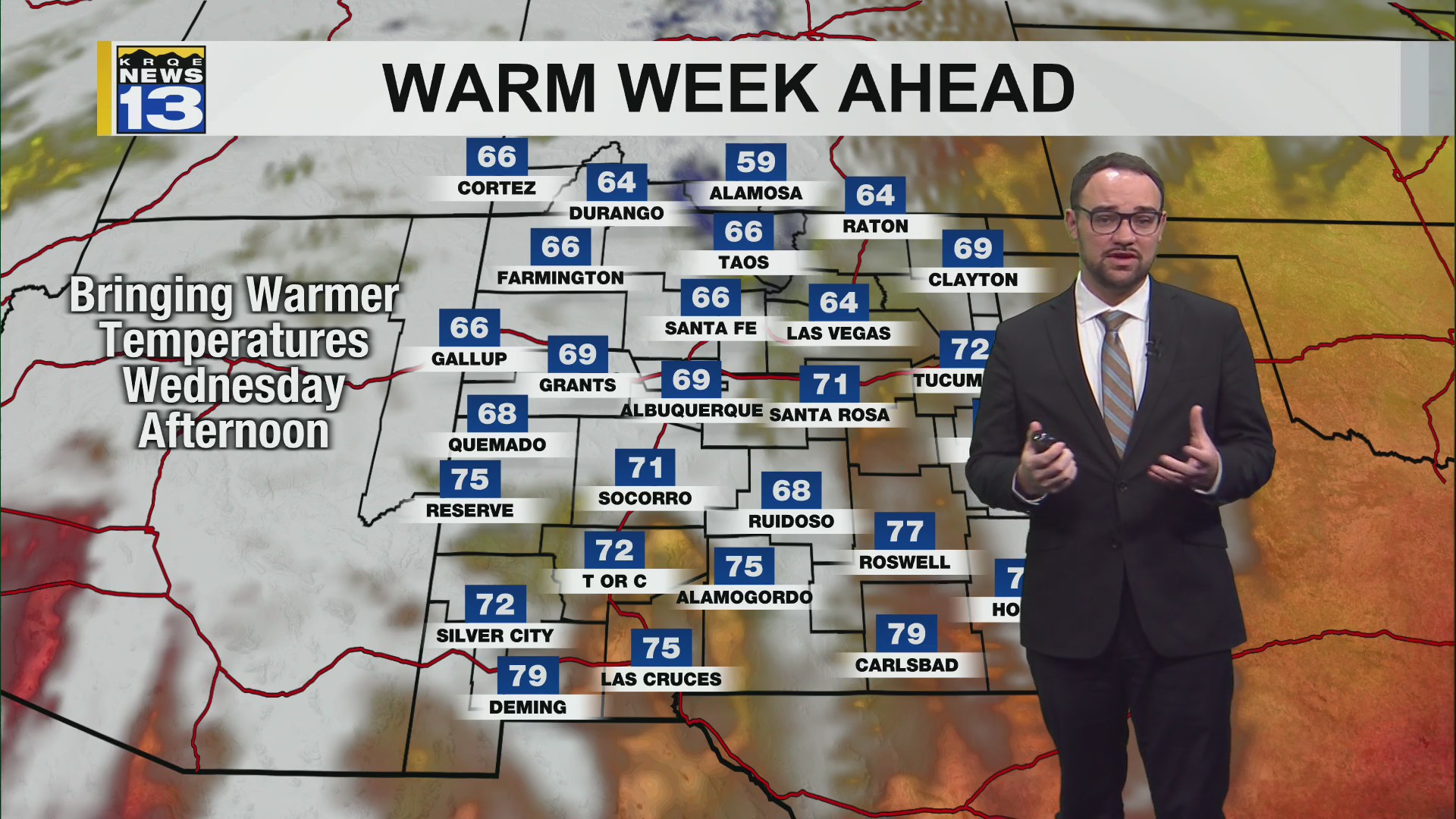 Cold start to the week before warmer air moves in – KRQE NEWS 13 ...