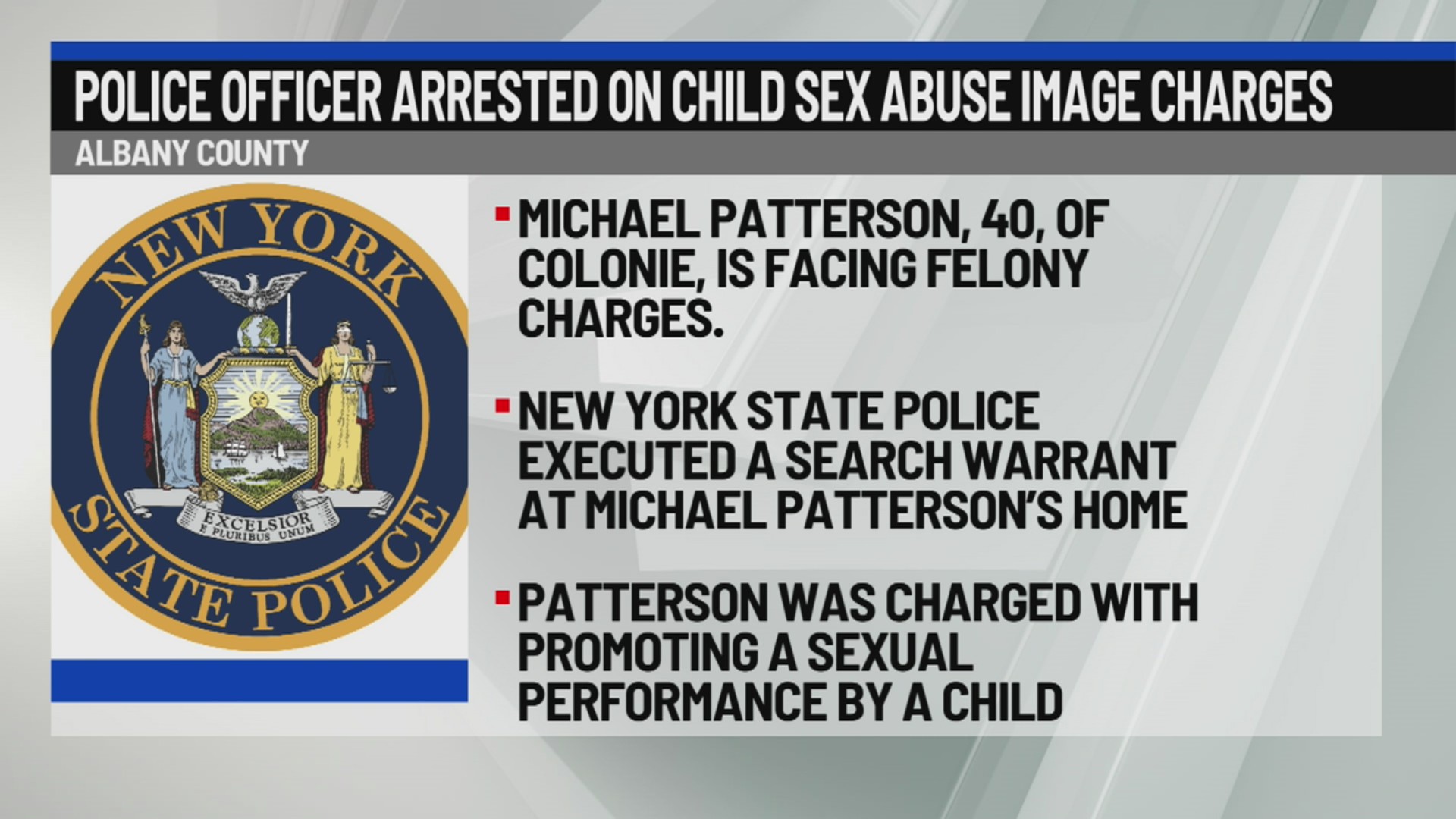 Police officer arrested on child sex abuse image charges in Albany ...