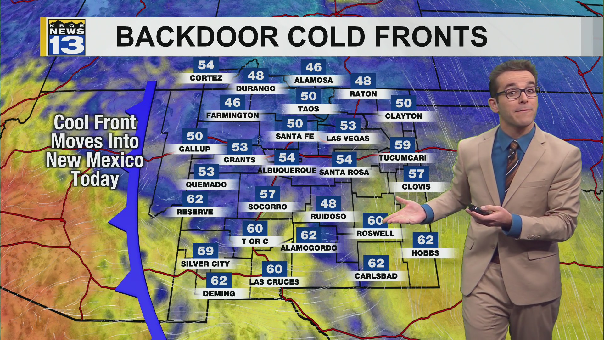 Temperature rollercoaster but mostly mild & dry – KRQE NEWS 13 ...
