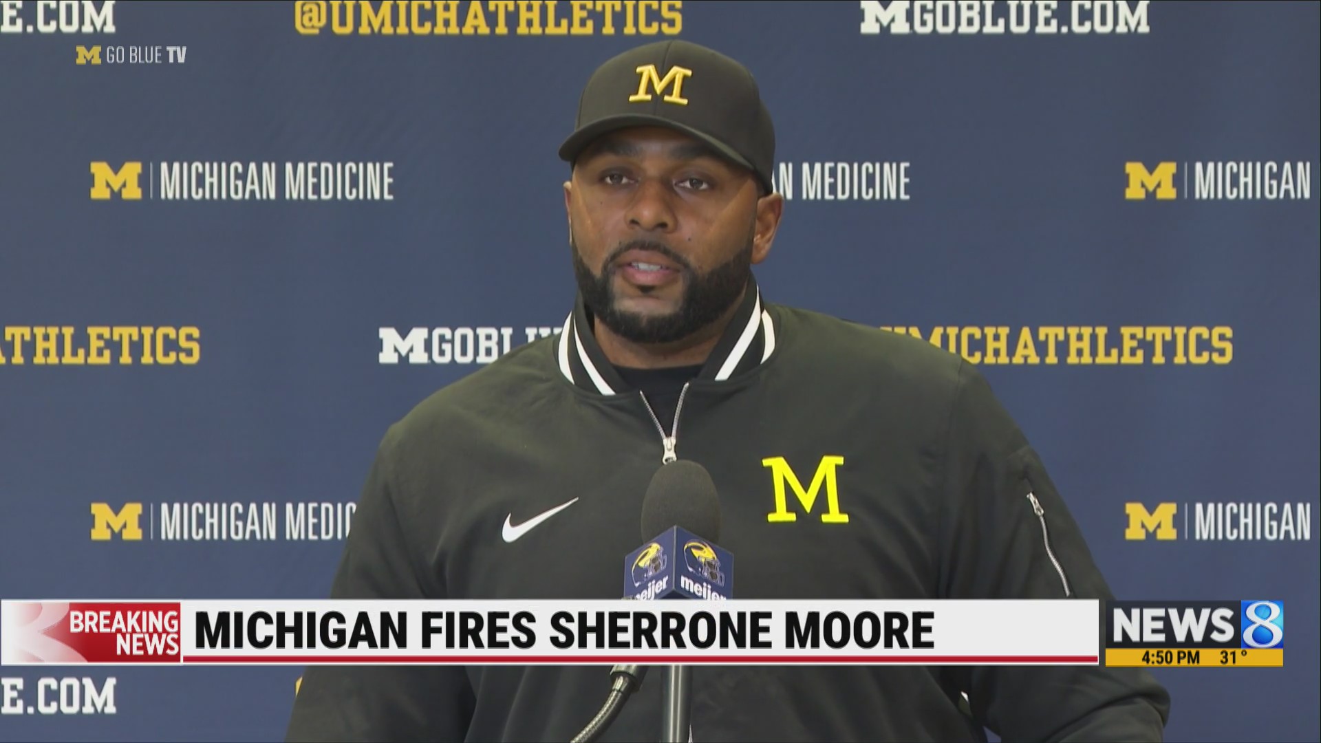 Michigan fires head football coach Sherrone Moore – WOODTV.com