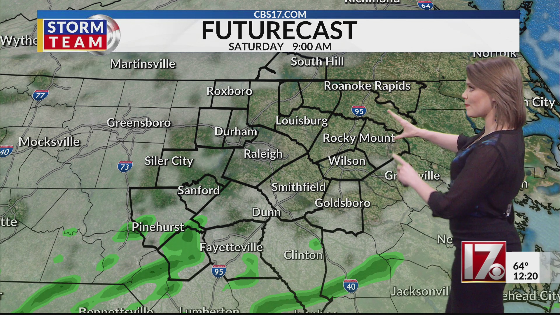 A dry Friday gives way to weekend rain chances in central NC – CBS17.com