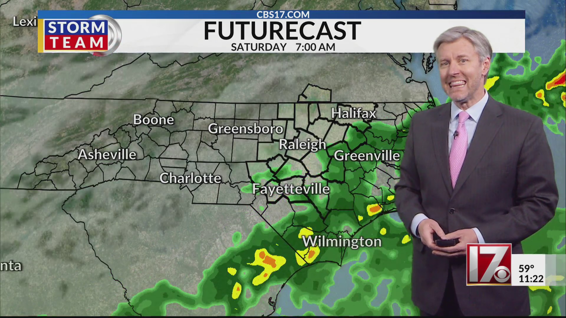 Dry central NC Friday before Saturday rain – CBS17.com