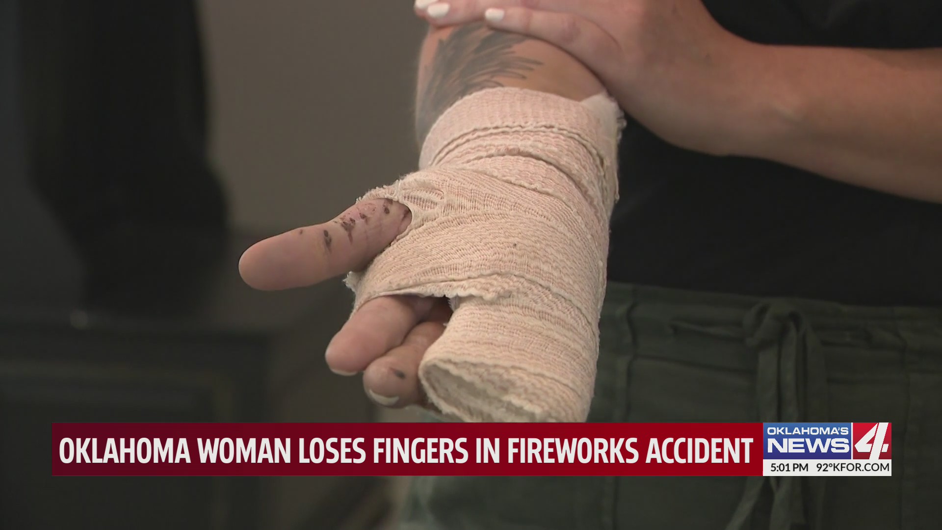 Finger Router Accident Oklahoma woman loses fingers in fireworks accident – KFOR.com Oklahoma City
