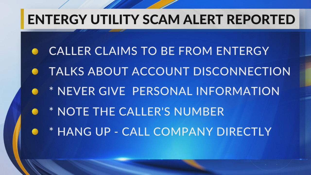 Utility Scam Example Text Utility scam warning notice – KLFY.com