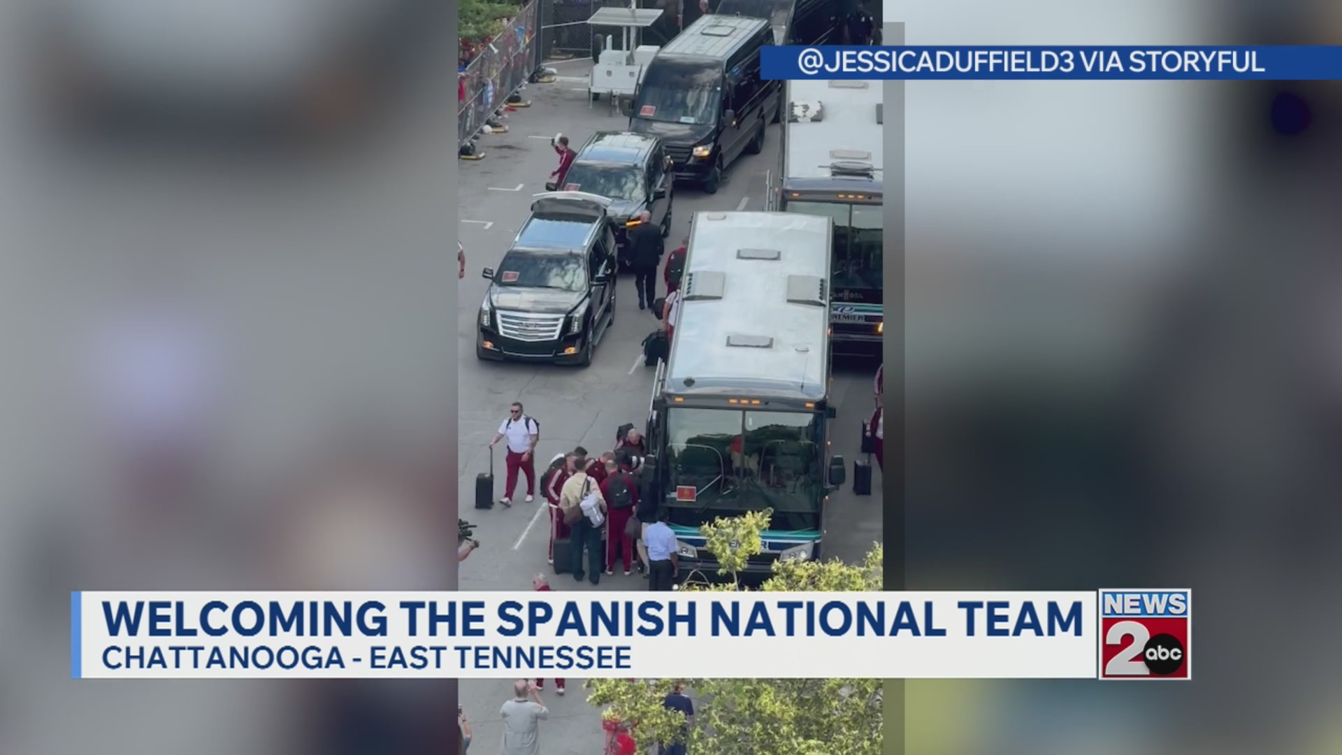 Welcoming the Spanish national team to Tennessee