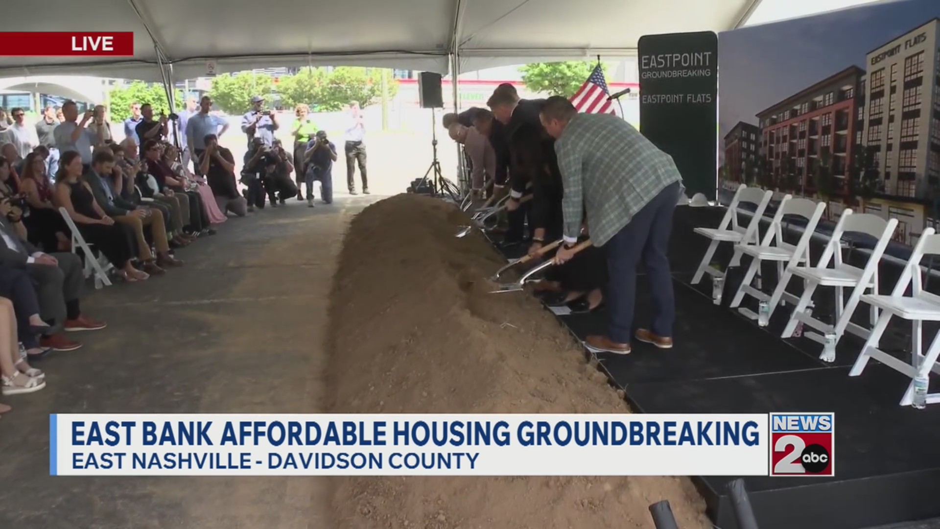 East Bank affordable housing groundbreaking – WKRN News 2