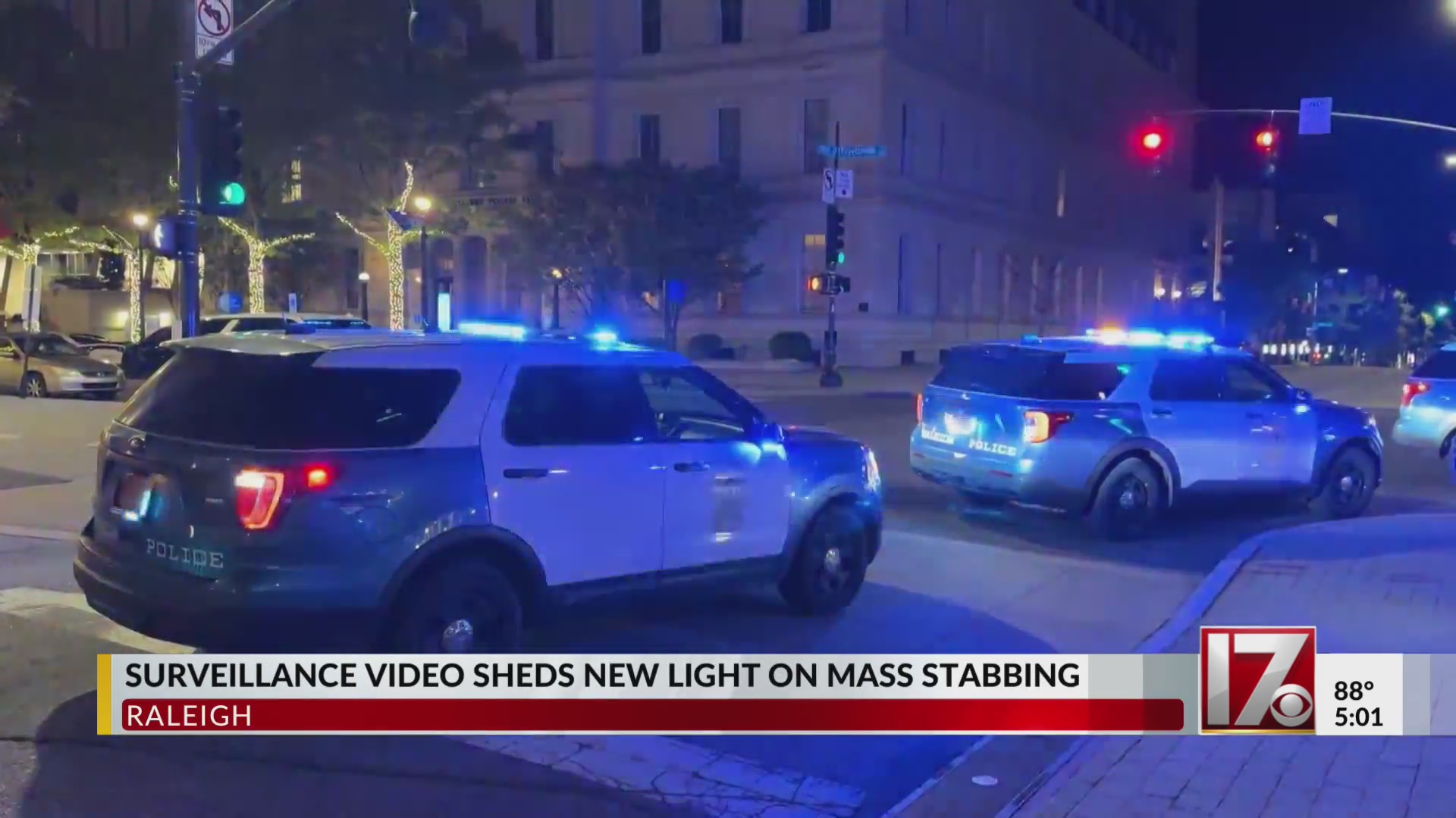New video sheds light on Raleigh mass stabbing – CBS17.com