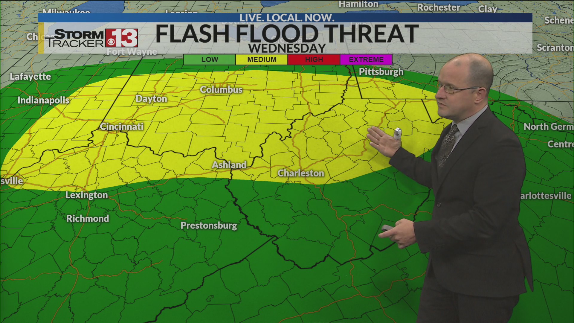 Two more stormy days then sunshine returns for the weekend – WOWK 13 News