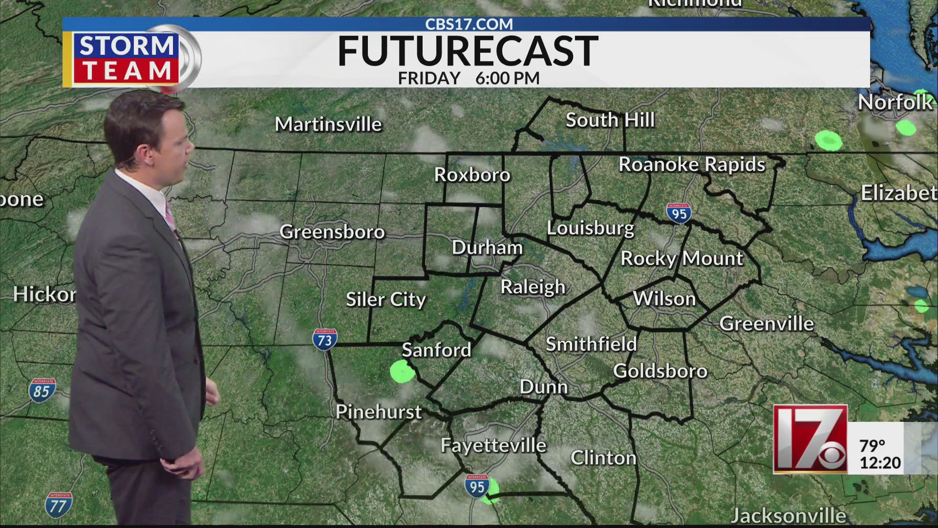 Rain, cold front arrives this weekend in central NC – CBS17.com