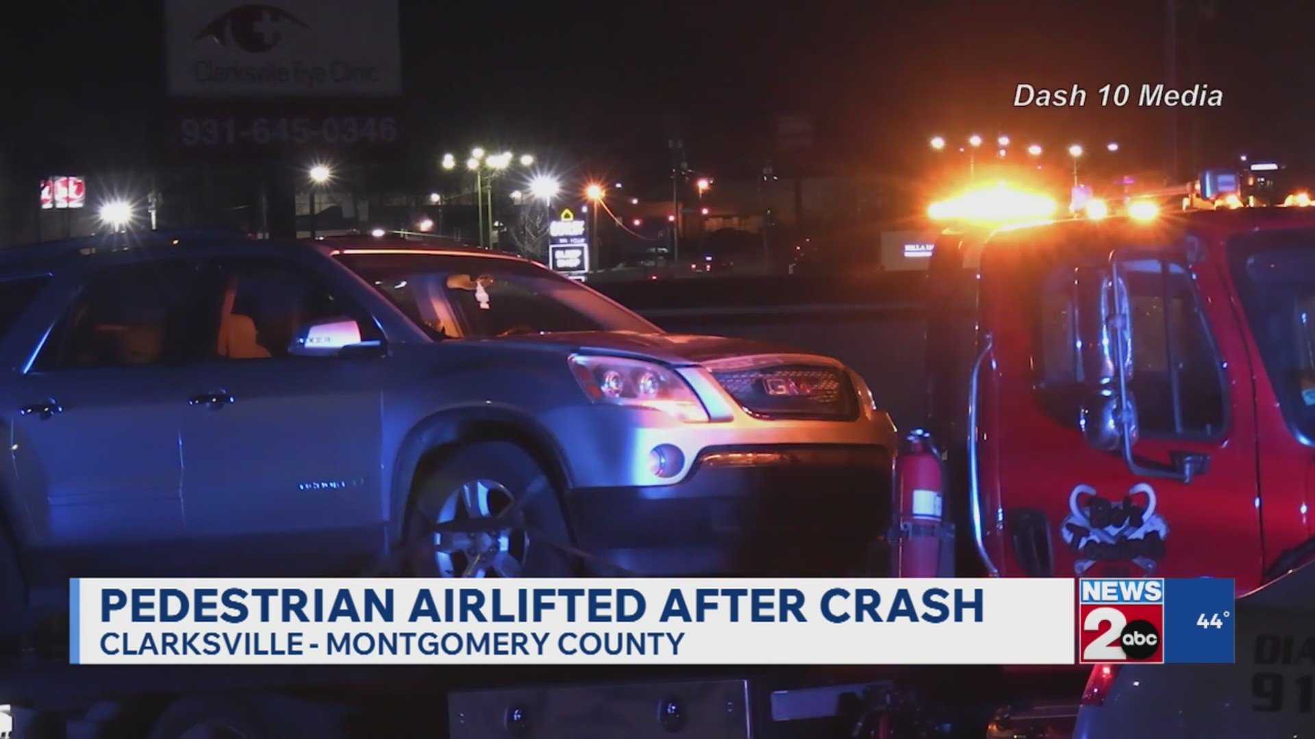 Pedestrian airlifted after Clarksville crash – WKRN News 2