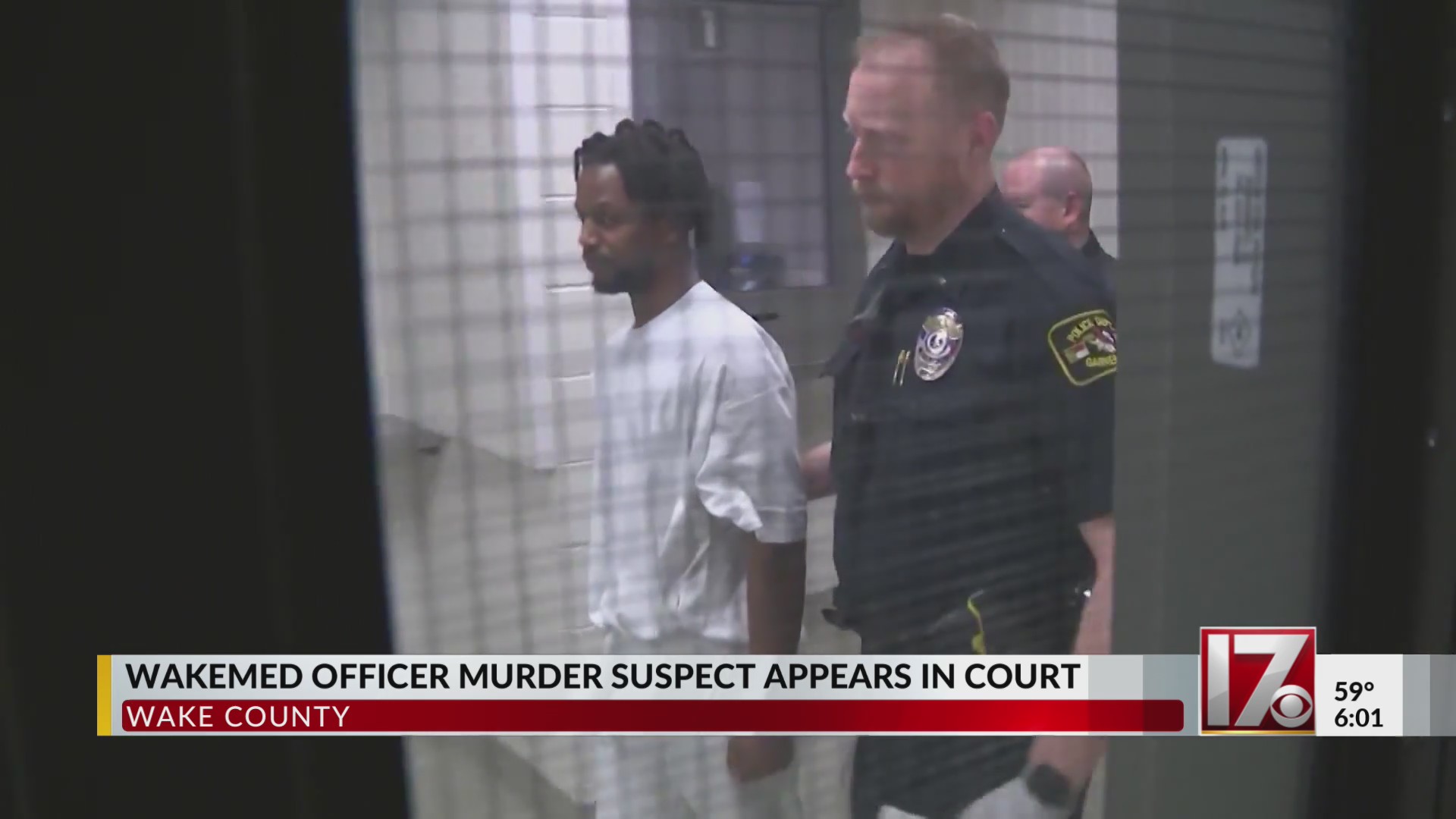 WakeMed Garner officer shooting suspect appears in court – CBS17.com