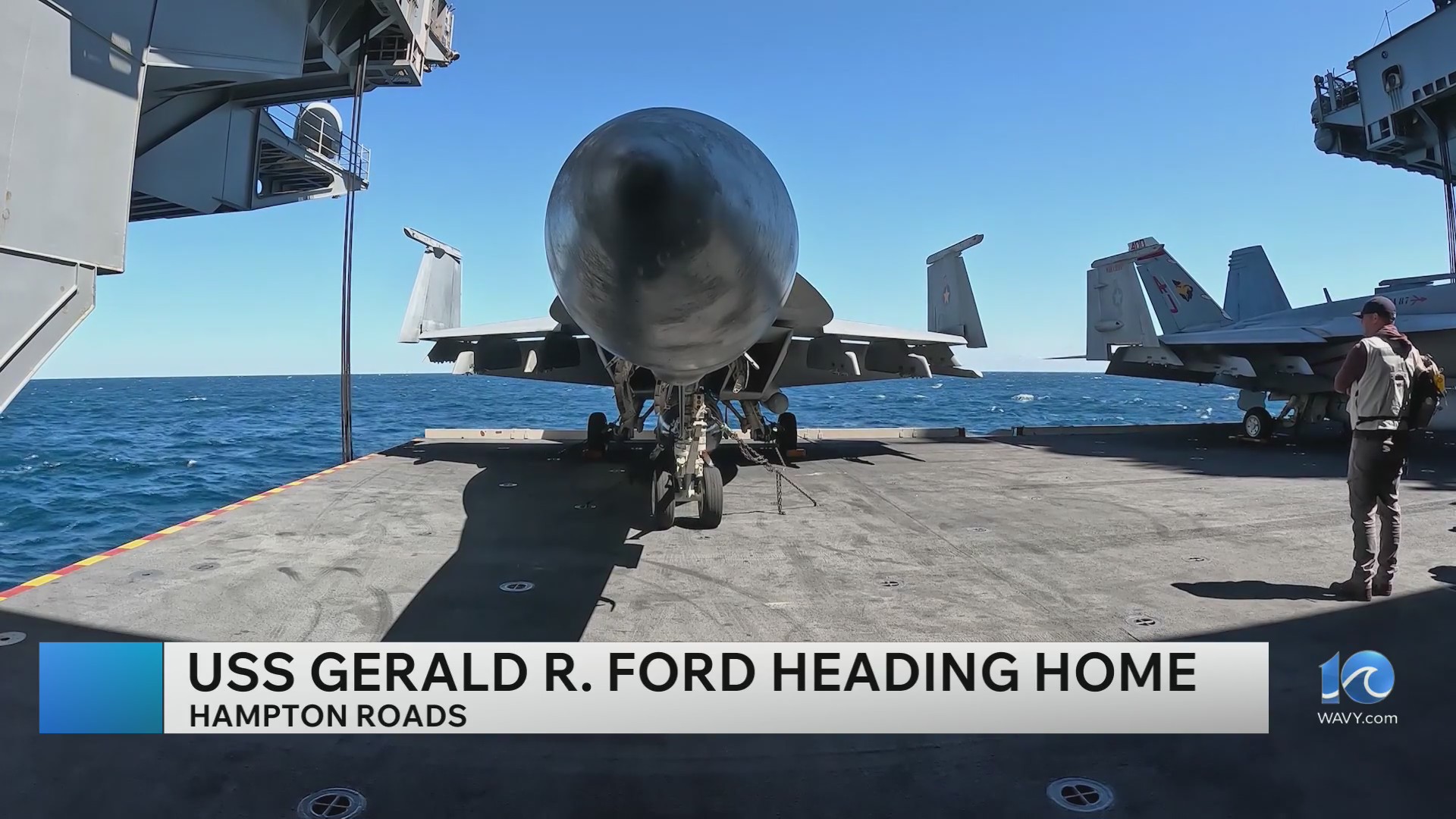 Uss Gerald R. Ford Map USS Gerald R. Ford heading back to Norfolk – WAVY.com