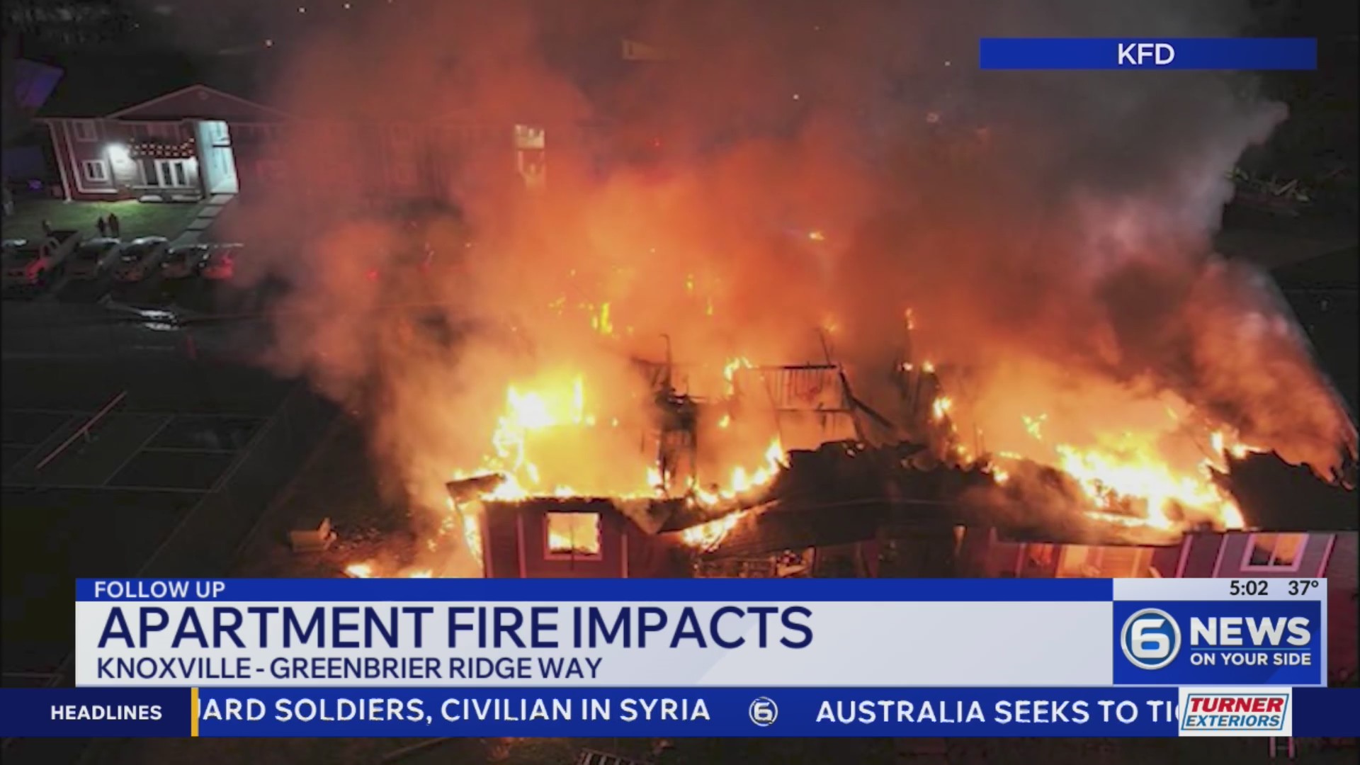 Dozens displaced after Knoxville apartment fire – WATE 6 On Your Side