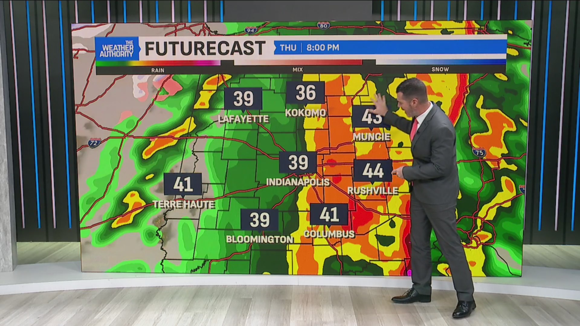 Wet, windy Thursday for central Indiana – Fox 59