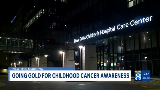 Going gold in September for pediatric cancer awareness