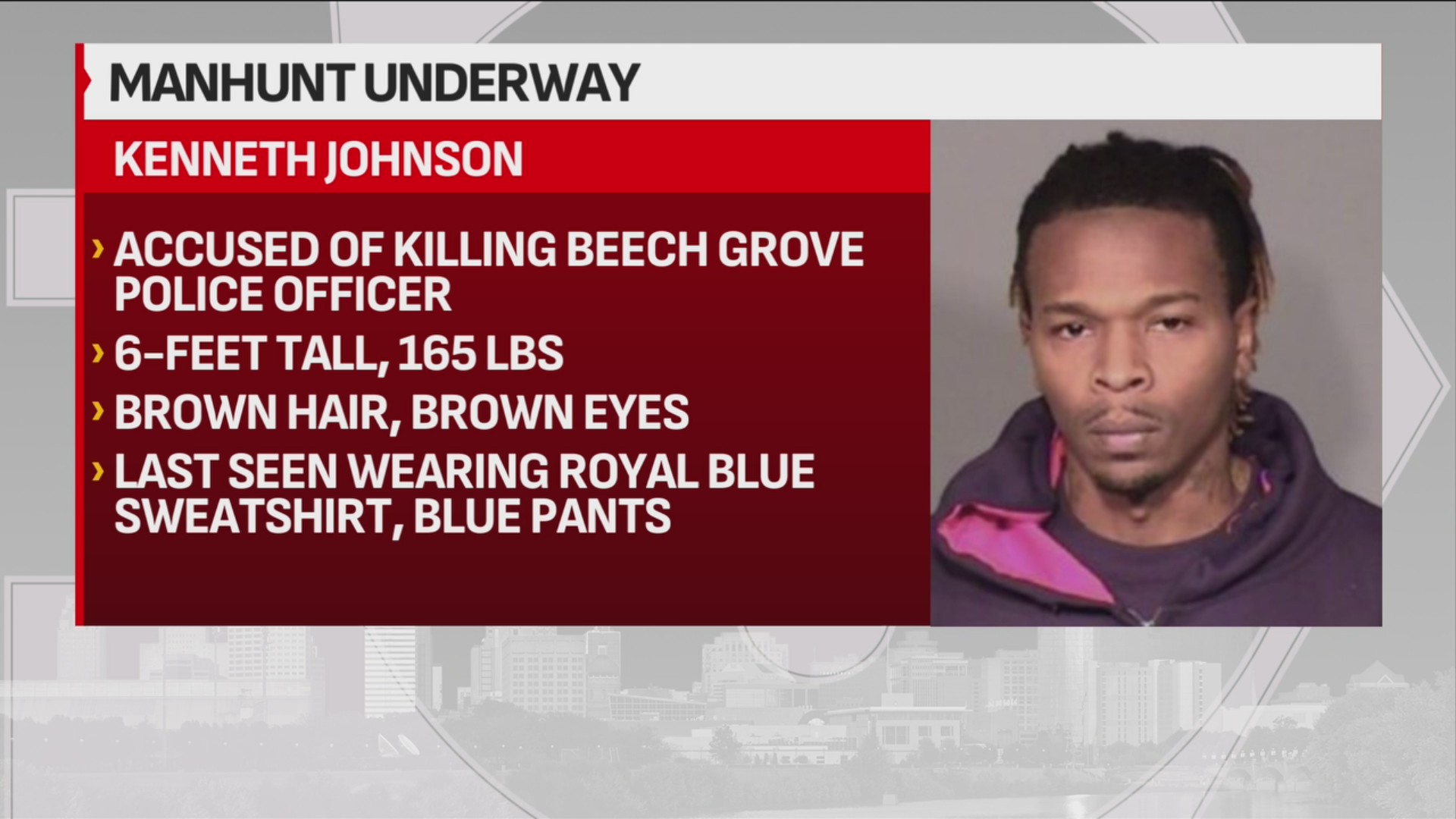Search underway for armed man accused of killing Beech Grove police ...