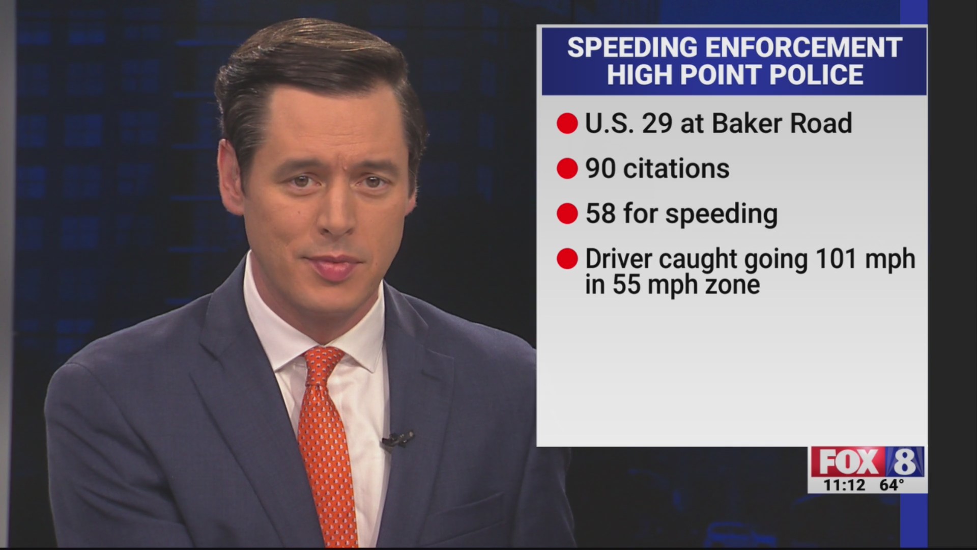 Driver caught going 101 mph on US 29 S during High Point speed ...