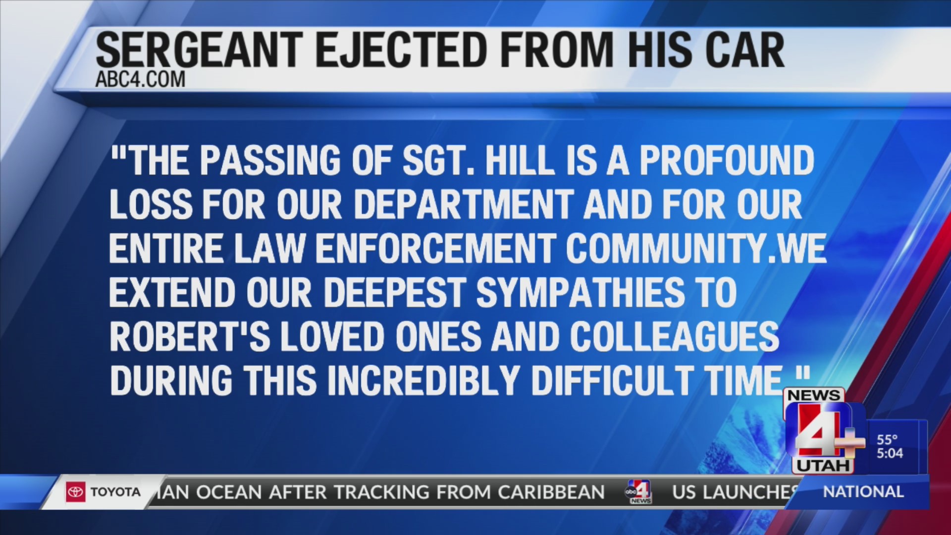 1 ejected from vehicle, killed in Salt Lake City rollover crash – ABC4 Utah