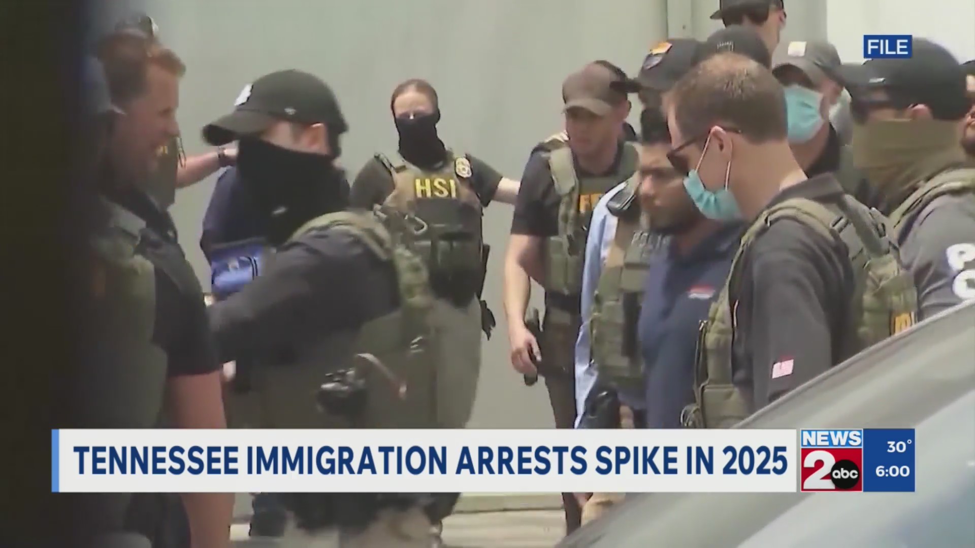 TN immigration arrests spike in 2025 WKRN News 2
