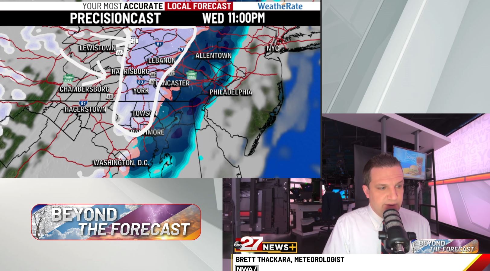 Brett’s Beyond The Forecast: Mild and breezy today, rain and snow ...