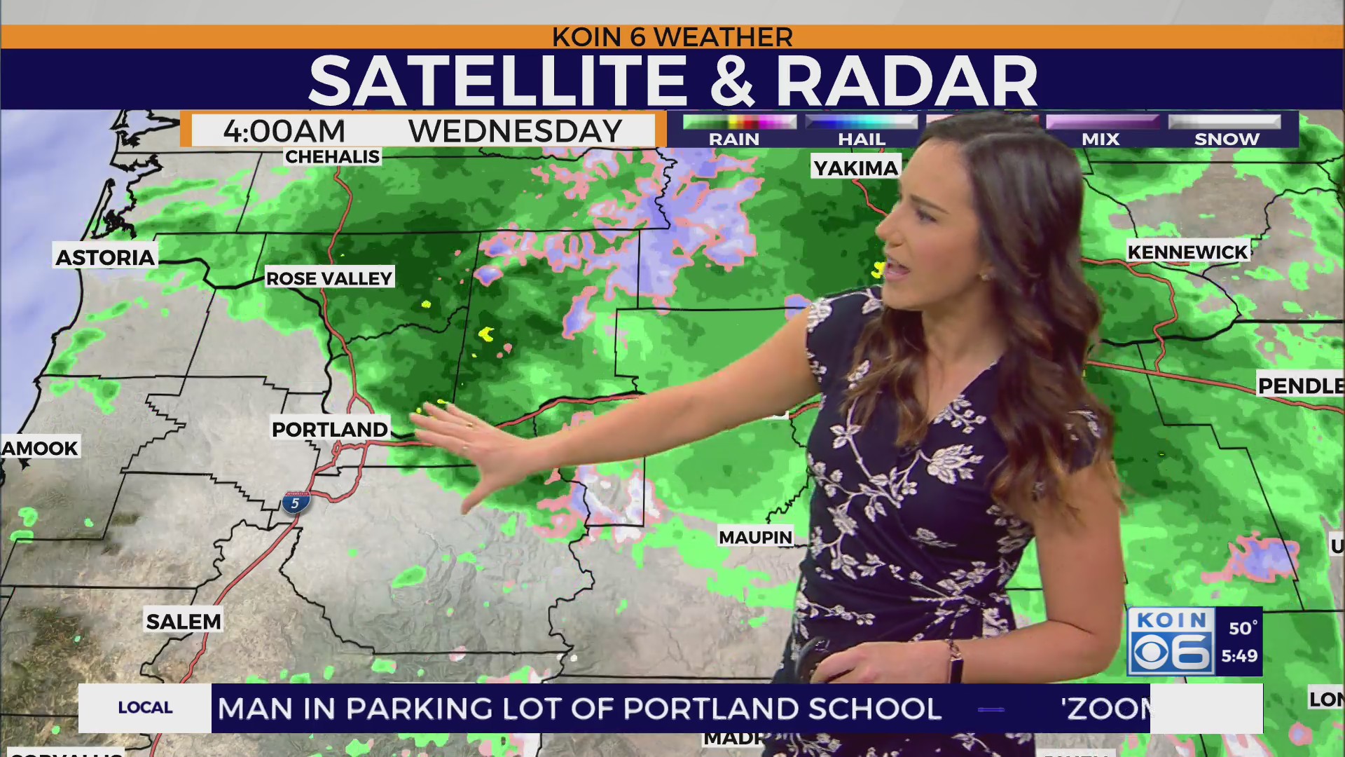 Rain showers return Wednesday with a drier trend coming this weekend ...