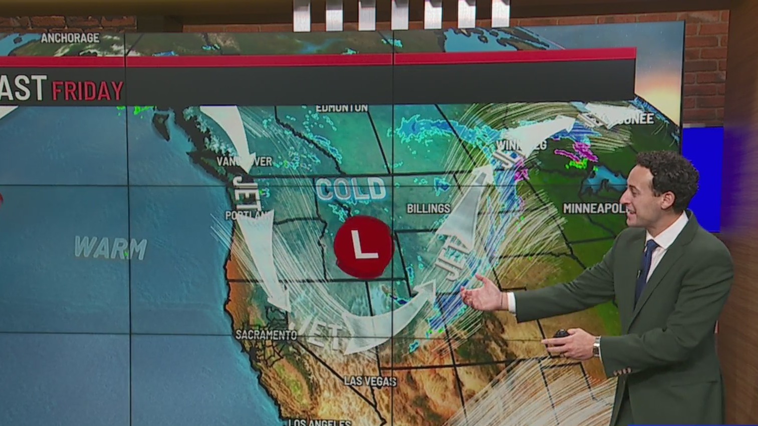 Breezy conditions persist through Friday morning, temperatures warm up ...
