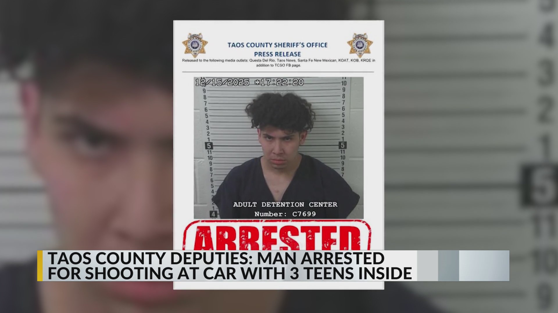 New Mexico man accused of shooting at vehicle with 3 teens inside ...